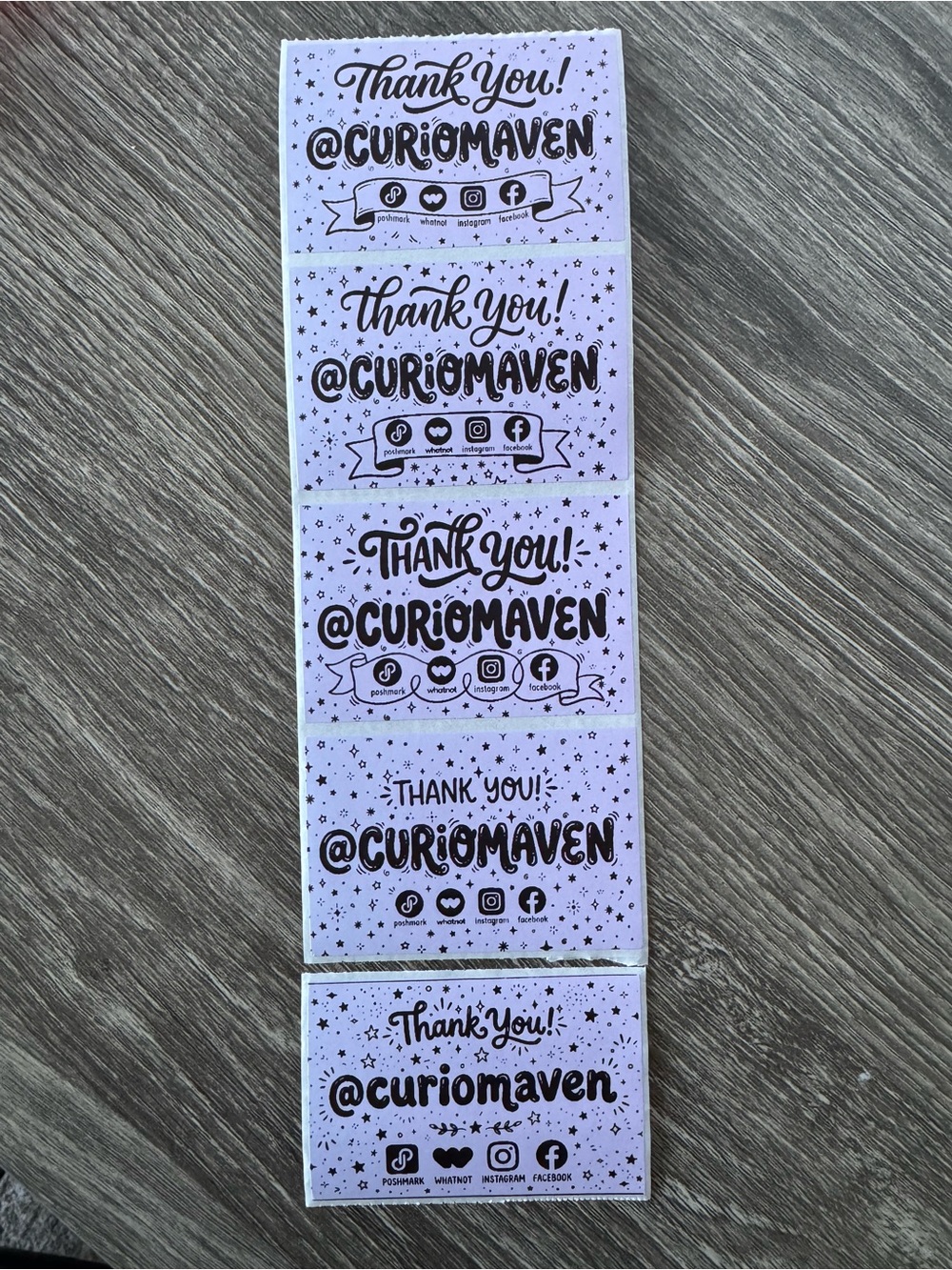 100 Personalized Stickers - Picture 4 of 10